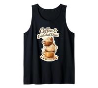 Coffee & Existential Dread Funny Coffee Lover Pun Tank Top