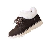 Coffee Female Thick Soled Towel Short Tube Snow Boots for Fall and Winter Comfort Suitable for Various Occasions Lightweight and Cozy