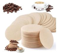 Coffee Filter, 700 PCS Coffee Filter Paper, 6.4 cm Coffee Filters Round Replacement, Unbleached Natural Paper, Easy to Use for Home and Coffee Shop Brewing