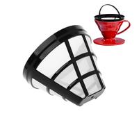Coffee Filter Basket - Cone Coffee Filter Basket for Coffee Maker No. 4 - Coffee Bar Brewer Filters fit most 8-12 cup drip machines