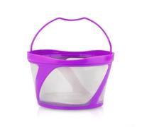 Coffee Filter Basket Strainer compatible with For Mr Coffee machines for filtering coffee and tea reusable and easy to handle (purple)