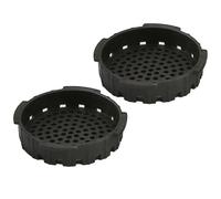 Coffee Filter Cap Replacement Compatible with Aero-Press Coffee and Espresso Makers Pressure-Actuated Attachment - 2 Pack