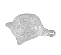 Coffee Filter Drip Shower, Hand Brew Coffee Maker Tool with Even Water Flow for Consistent Extraction, Transparent Plastic Dripper Shower Head Accessory for Home Brewing