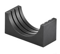 Coffee Filter Holder, 6.2 x 2.7 x 3 cm Aluminum Alloy Dripper Storage Rack for 50mm and 57mm Brewing Baskets, Space-Saving Stable Base, Home & Espresso Bar Use