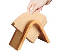 Coffee Filter Holder - Paper Dispenser Rack that a Neat Arrangement Protective Case Stable Placement on Shelf Appearance Convenient Recovery Compact footprint