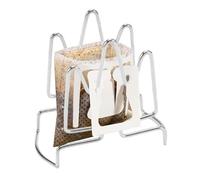 Coffee Filter Holder - Tea Bag Dripper Bracket, Pour Over Brewer | Collapsiblee Stainless Steel Reusable Strainer, Lightweight Portable Compact Slow Drip Extraction Funnel Stand for Home Bar