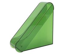 Coffee Filter Holder with Dust Proof Cover, Universal Coffee Filter Container for V01 Cone Filters, Compact Storage Dispenser Rack for Home Office Coffee Bar (Green)