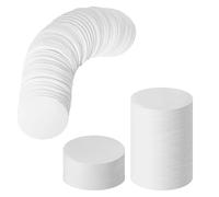 Coffee Filter Paper Cones, 1500 pcs Round Wood Coffee Filter Papers 1-4 Cup Drip Multicolor 56-64mm(White,64mm)