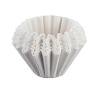 Coffee Filter Paper - Cupcake Coffee Filter Papers | 50pcs Cake Shaped Patterned Coffee Filters Single Serve Paper, White Filter Paper Cake Cup Coffee Paper Bowl For 1 To 4 Cups