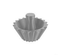 Coffee Filter Paper Retainer Tool Featuring Clear Design for Easy Fit Check and Secure Filter Placement in Filter Cup (Gray)