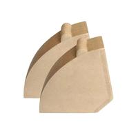 Coffee Filter Papers 100 Pcs for Coffee Maker,Unbleached Natural Brown, Filter Accessories