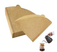 Coffee Filter Papers, 200PCS Coffee Filters Size 02, Disposable Unbleached Cone Filter Papers for Coffee Dripper & Pour Over Coffee Maker (2-4 Cups)
