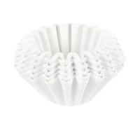 Coffee Filter Papers, 50 Pieces Cup Basket Coffee Filter Papers, Disposable Unbleached Coffee Filter Papers for Home Cafes Restaurants and Offices Use (White)