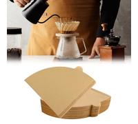 Coffee Filter Papers,Disposable Unbleached Cone Filter Papers,Coffee Filter Papers Size 02 for Coffee Dripper,V-Shaped Drip Tip,Coffee Machines,Dripper Coffee Makers,1-4 Cups,150pcs