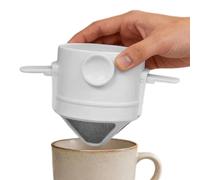 Coffee Filter - Quick Installation with Ear Hook,Reusable Coffee Dripper Cone,for Travel Apartment Enthusiasts College Students Professionals