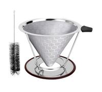 Coffee Filter Reusable Strainers Stainless Steel Easy to Use Paperless for Home Manual