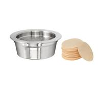 Coffee Filter Set Capsule Cup for Lav Stainless Steel Coffee Filter Suitable for Home a Single Capsule Cup offering Long - Lasting Performance (A)