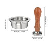 Coffee Filter Set Capsule Cup for Lav Stainless Steel Coffee Filter Suitable for Home a Single Capsule Cup offering Long - Lasting Performance (B)