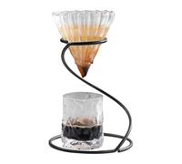 Coffee Filter Station - Drip Cup Frame, Stylish Brewer Rack | Compact Organizers Base, Pouring Holder Manual Tool, Configuration with Brewing Experience