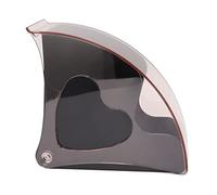 Coffee Filter Storage Holder with Cover, Plastic Coffee Filter Paper Dispenser Rack, White - Durable Design, Easy Access, Ideal for Home and Office Use (Black)