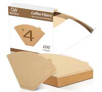 Coffee Filters 4 Cone Paper for Ninja Coffee Maker, 100pcs Unbleached #4 Filter for Ninja Programmable Brewer Machine
