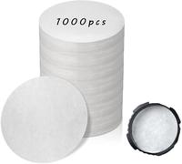 Coffee Filters Papers Compatible with Aeropress Coffee and Espresso Makers, 1000pcs White Unbleached Natural Paper Filters