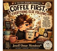 Coffee First, Everything Else Later: Bold and Easy Coffee Coloring Book for Adults Featuring Cozy Café Humor, Funny Morning Chaos, Chibi Characters, ... Life Moments (The Cozy Humor Collection)