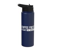 Coffee First is Always The Answer for Coffee Lovers Stainless Steel Insulated Water Bottle