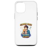 Coffee First Silence Always Calm Introvert Mood Case for iPhone 12/12 Pro