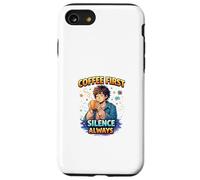 Coffee First Silence Always Calm Introvert Mood Case for iPhone SE (2020) / 7/8