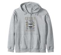 Coffee First Then Accounting Funny Accountant Zip Hoodie