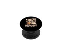 Coffee First Then Mortgages Underwriter Mortgage Finance PopSockets Adhesive PopGrip