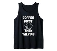 Coffee First Then Talking Angry Possum Tank Top