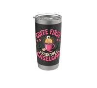 Coffee First Then the Caseload School Counselor Stainless Steel Insulated Tumbler