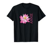 Coffee Flower Personalized Annie First Name Women Mom T-Shirt