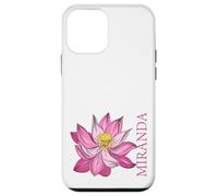 Coffee Flower Personalized Miranda First Name Women Mom Case for iPhone 12 mini