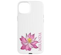 Coffee Flower Personalized Miranda First Name Women Mom Case for iPhone 15 Plus