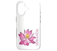 Coffee Flower Personalized Miranda First Name Women Mom Case for iPhone 17