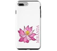 Coffee Flower Personalized Miranda First Name Women Mom Case for iPhone 7 Plus/8 Plus