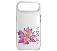 Coffee Flower Personalized Miranda First Name Women Mom Case for iPhone Air