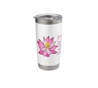 Coffee Flower Personalized Nancy First Name Women Mom Stainless Steel Insulated Tumbler