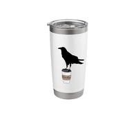Coffee for Crow Lovers Cawfee and Crow Stainless Steel Insulated Tumbler