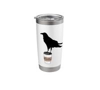 Coffee for Crow Lovers Cawfee and Crow Stainless Steel Insulated Tumbler