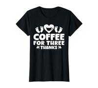 Coffee for Three Thanks Twin Mom Mother of Twins T-Shirt