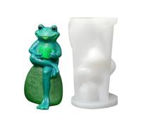 Coffee Frog Silicone Mold - Frog Mold Garden Decor, Animal Figure Resin Casting Tool | Concrete Clay Candle Making Outdoor Home Yard Pathway, Backyard Patio Driveway Window Room Craft Project
