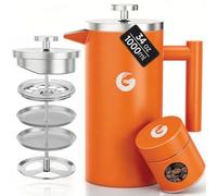 Coffee Gator Cafetiere French Press 1 Liter (4-8 Cups),