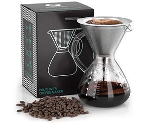 Coffee Gator Pour Over Coffee Maker - 27 oz/800 ml