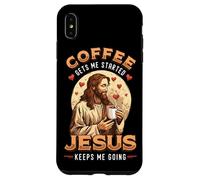 Coffee Gets Me Started Jesus Keeps Me Going Christian Case for iPhone XS Max