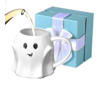 coffee - ghostly glass, spooky office | ghost mugs heat resistant at home, accessory for men, women, teenage ghost mugs