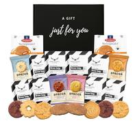 Coffee Gift Set Bundle With x8 Paddy and Scotts Coffee Bags, x2 Jumbo Stroopwafels and Border Biscuits Individually Wrapped - Women and Mens Hampers Gift Sets
